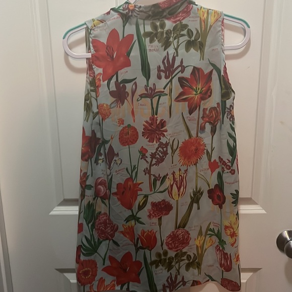 Vintage moschino jeans garden print tank size 8 - Picture 5 of 6